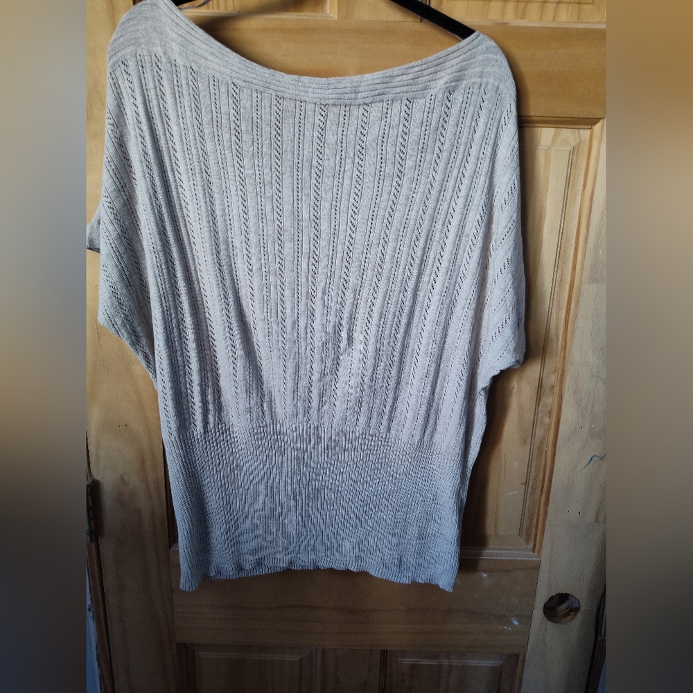 Nwot Cozy Knit Beige Sweater